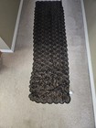  Joan Rivers Black W/Gold Copper Color Sequin Scalloped Edge Long Scarf Shaw — photo 9