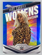 Jade Cargill 2025 Topps Chrome WWE #'d /150 Blue Refractor Women’s Division