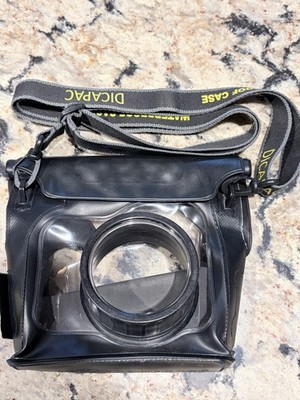 DiCAPac WP-S3 Waterproof Mirror less Case for Digital DSLR Camera Black w/ Strap
