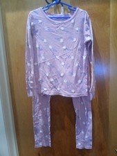 GIRLS 2 PIECE PAJAMA SET STARS CARTER'S SIZE 10 YEAR ROUND LAVENDER