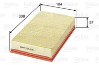 Valeo Luftfilter 585044 FüR Audi VW