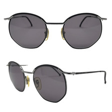 Men's Vintage Round Sunglasses 90'S Metal Women Italy TRUSSARDI
