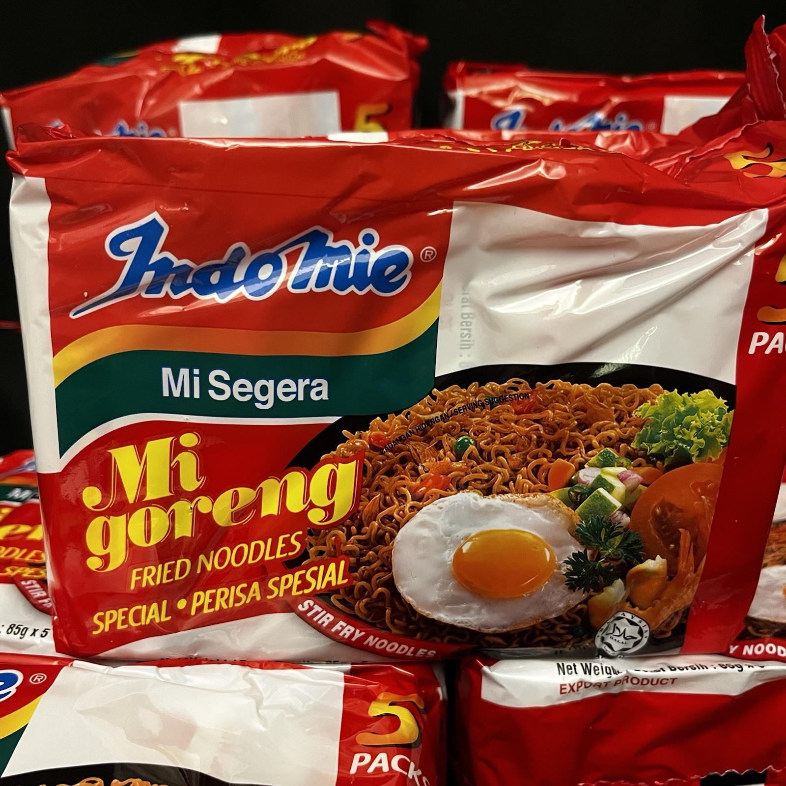 Indomie Mi Goreng Instant Stir Fry Noodles Mi Segera 40 Packs Exp: 03-23-2026