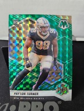 2021 Panini Mosaic - Rookies Payton Turner #352 Green Mosaic Prizm (RC)