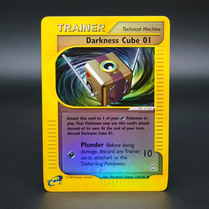 Pokemon Card Darkness Cube 01 119/147 Reverse Holo Aquapolis E Series WOTC - NM