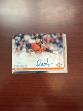 2019 Topps Chrome #RA-CP Cionel Perez Rookie Card Autograph. rookie card picture