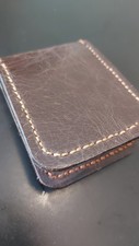 bifold leather wallet handcrafted January clearance -50 4 card slots  bill's