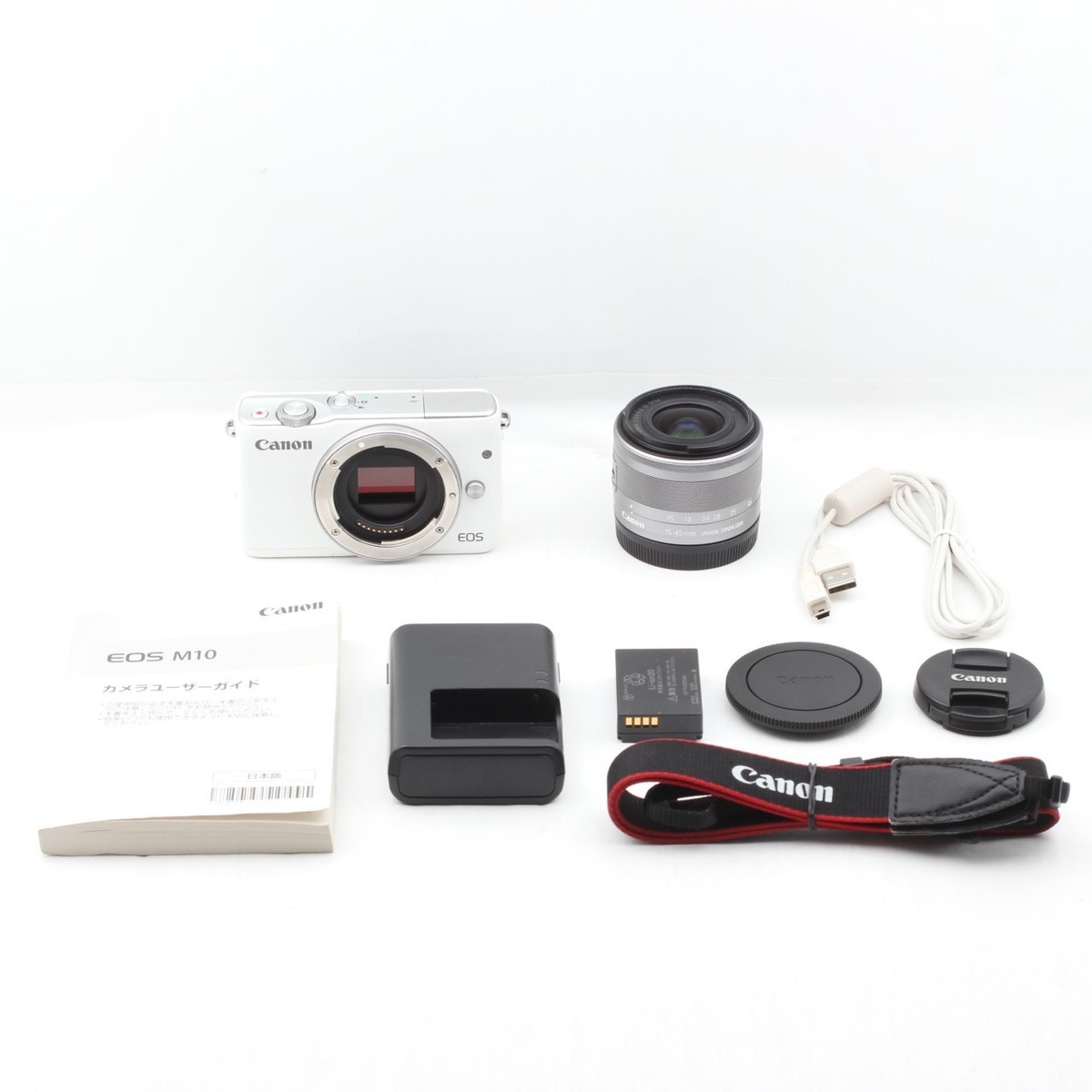 Buy Canon EOS M10 18.0MP Digital Camera - White (Kit w/ EF-M