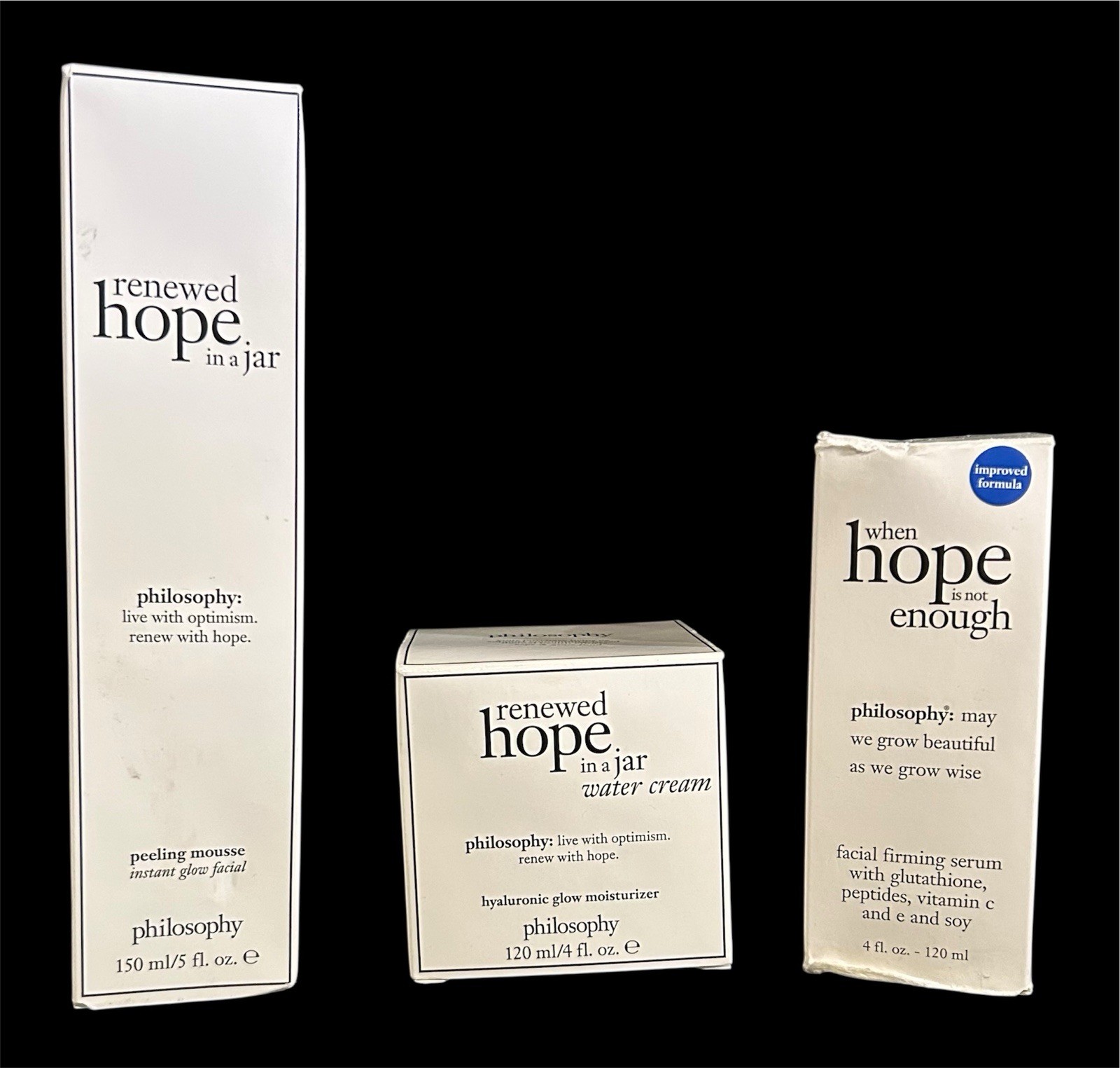 Lot Of 3 Philosophy Facial Beauty Products New READ DESCRIPT