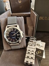 Bulova Precisionist Blue Dial – High Accuracy Quartz, Box Included,Not Work.