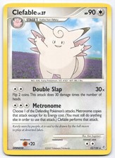 Clefable 22/130 Diamond & Pearl Non-Holo Rare Pokemon Card Ken Sugimori LP