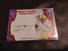 DARIUS TAYLOR 2026 SAGE High Series AUTO Next Level Signatures Red Minnesota 🔥