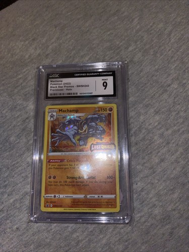 Machamp graded CGC 9 for sale on eBay