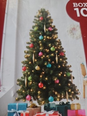 Wondershop 6.5' Pre-lit Alberta Spruce Artificial Christmas Tree & Clear Lights