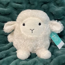 NWT PILLOWFORT Mini Weighted White Lamb Sheep Plush Sensory Pillow Toy NEW!