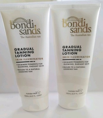 BONDI SANDS Gradual Tanning Lotion Tinted Skin Illuminator 5.07oz. QTY:2