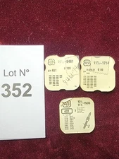 Vintage AS & EB Swiss Watch Parts Lot – Cal 401 10½–1506 / 11½–1714 / 10½–8481 –