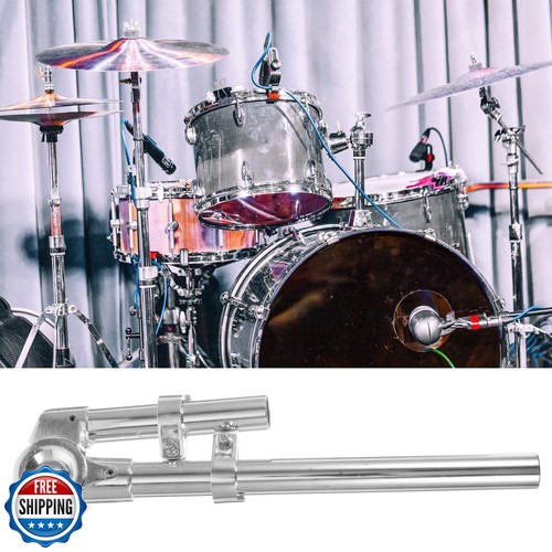 1 Paio Supporto Batteria Doppio Tom Altezza Regolabile Supporto Stabile Percussio - Foto 3 di 5