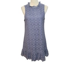 Chelsea and Violet blue sleeveless lace dress women's size medium