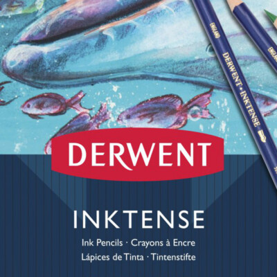 Derwent Inktense Permanent Farbstift | 72 Optionen | geringer zusätzlicher Versand