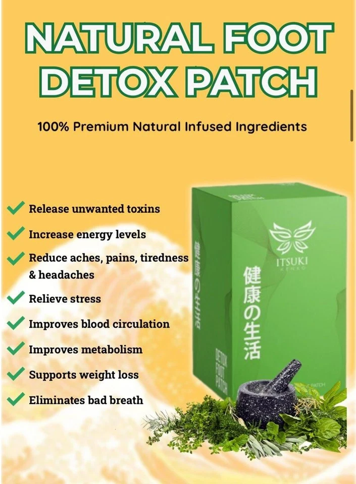 2's X 2 BOX ITSUKI KENKO HEALTH - HERBAL DETOX FOOT PATCH. DETOXIFICATION DHL SH - Image 3 of 3