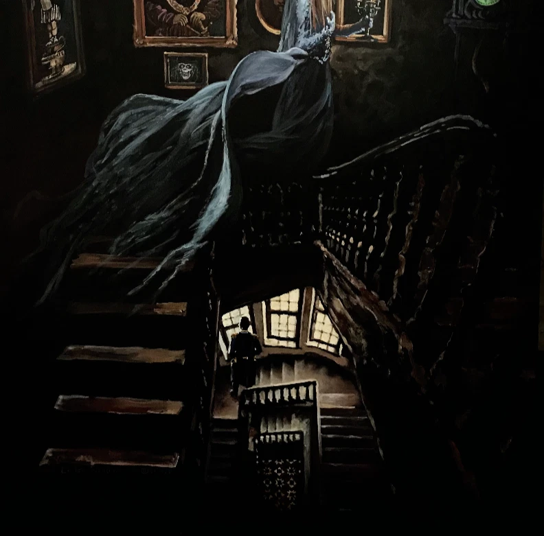 Póster estiramiento de retratos de pasillo de novia mansión embrujada Disney WDW Disneyland Foto 4 de 4