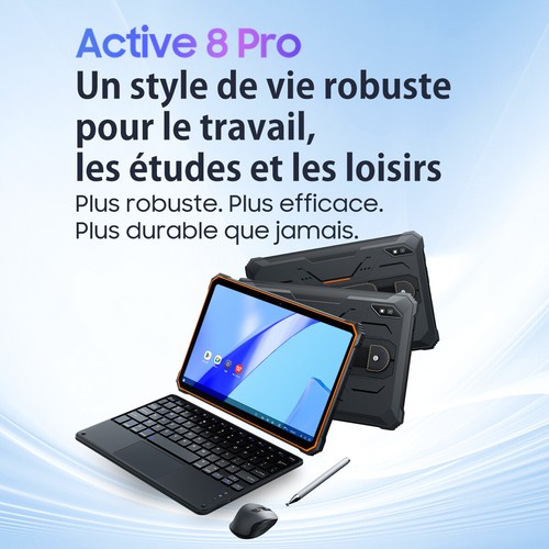 Blackview Active 8Pro 16+256Go Tablette Tactile Robuste 22000mAh Android 14 48MP - Photo 4/14