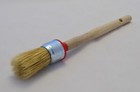 25mm Pure Bristle Professional Round Paint Brush, Chalk Paint, Wax & Oil Paint.