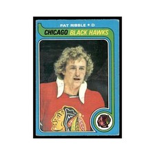 Pat Ribble Rookie 1979 O-Pee-Chee #199 Chicago Blackhawks Hockey Card VG