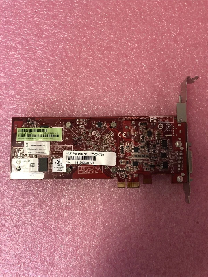 102C3200202 ATI FirePro Barco MXRT 1450 512MB DDR3 GPU 1xDMS-59 - Image 2 of 3