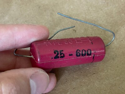 米国SANGAMOコンデンサー２個 米国SANGAMOコンデンサー2個