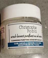 Christophe Robin Cleansing Purifying Scrub With Sea Salt 1.35 oz/40 ml - NEW 