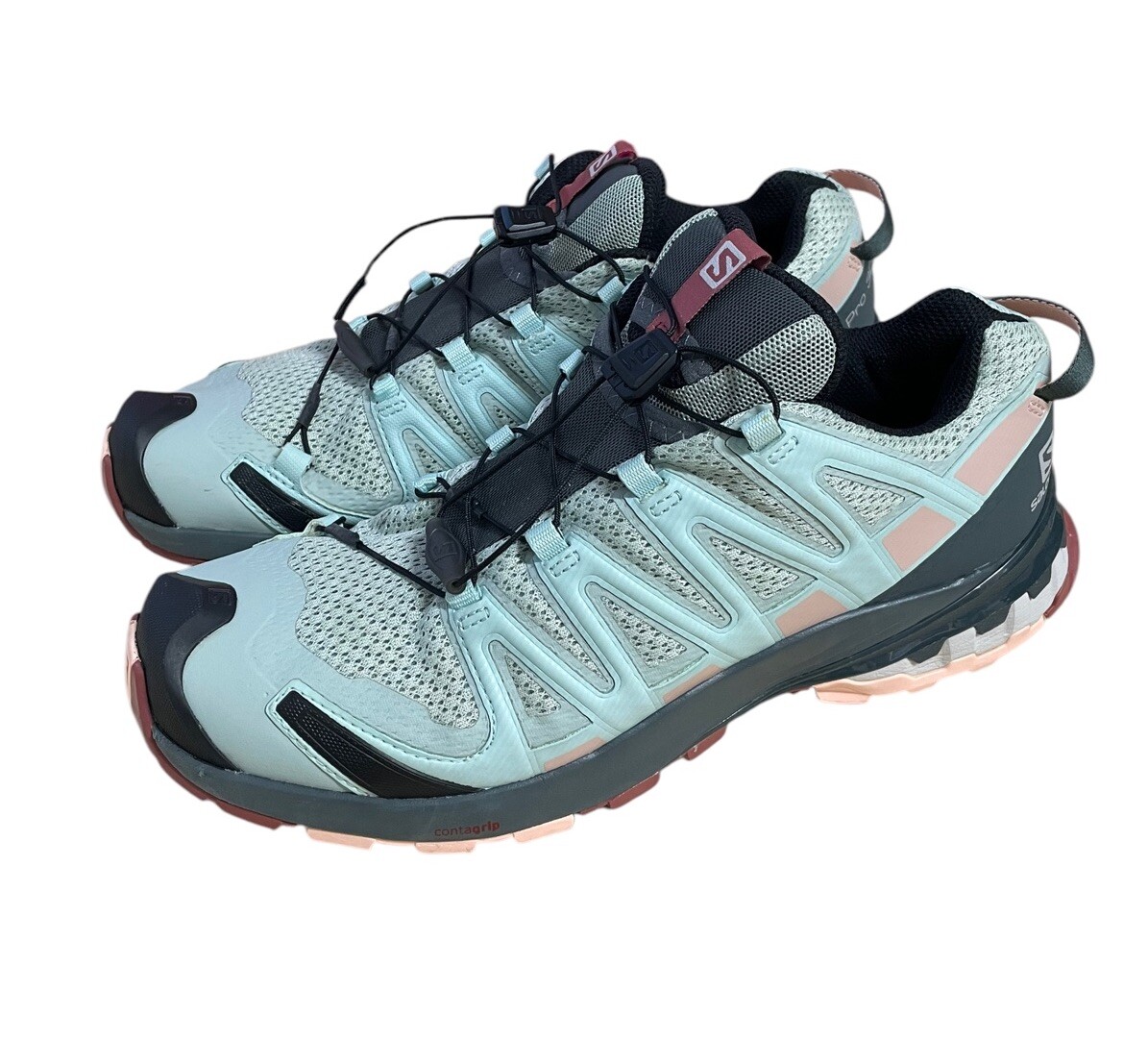 Scarpe da trekking trail running Salomon XA Pro 3D V8 da donna taglia US 10 usate in ottime condizioni