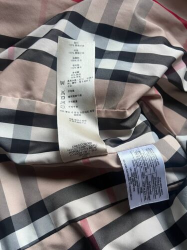 BURBERRY BRIT GOOSE DOWN PUFFER HOODED JACKET WITH BELT FULL ZIP WOMENS SIZE S - Picture 13 of 18