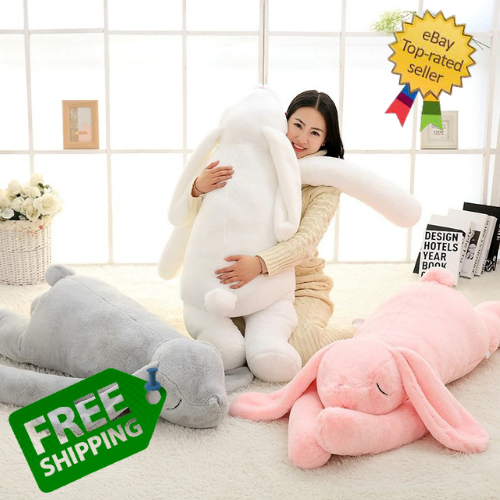 big bunny stuffed animal