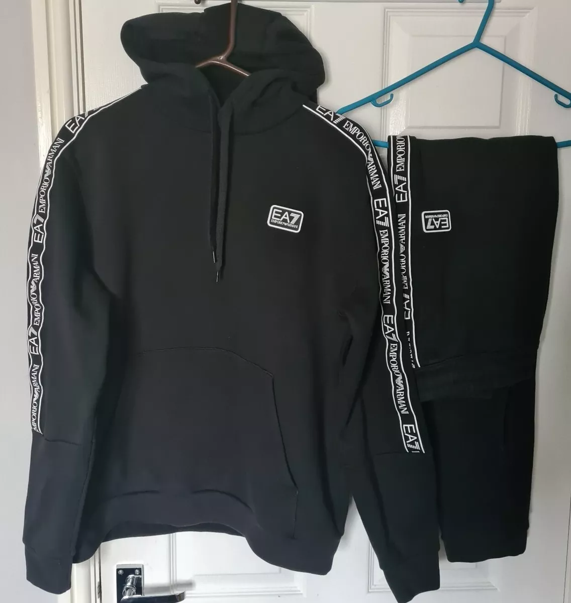 EA7 Emporio Armani Mens Large tracksuit hoody jogger pant