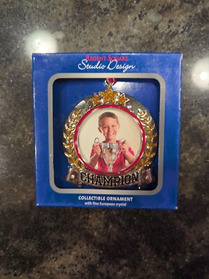 NEW REGENT SQUARE Studio Design Silver Plated Collectible Christmas Ornaments 