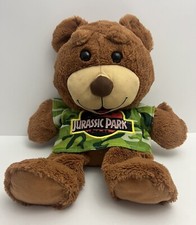 Universal Studios Jurassic Park Plush 18" Teddy Bear Stuffed Animal Dinosaur Top