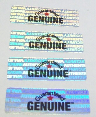 GG 100 to 1000 Guaranteed Genuine Hologram Adhesive Label Stickers | eBay