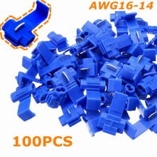Lock Wire Electrical Cable Quick Splice Terminal Crimp Connectors 100Pcs