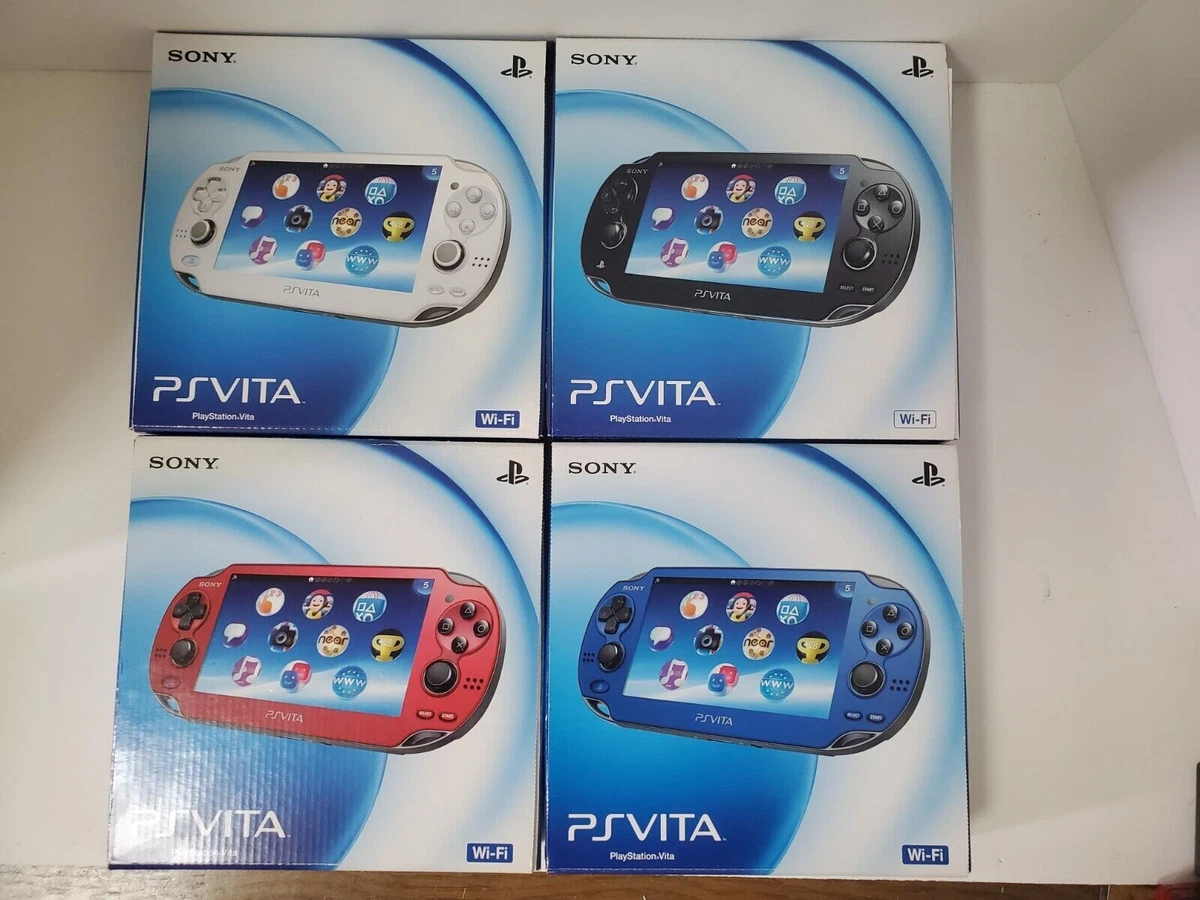 PS Vita PCH-1100 Sony Playstation Console Various Colors Used From Japan