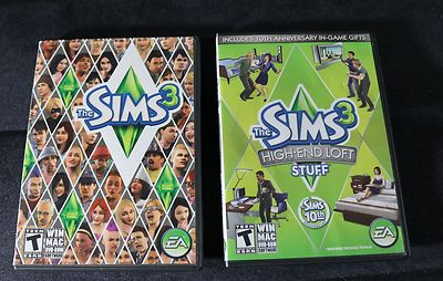 THE SIMS 3 AND SIMS 3 HIGH-END LOFT STUFF EXPANSION PACK 14633153903| eBay