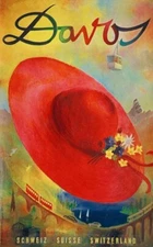 Davos Switzerland  Travel Poster Print  Reproduction Giclee Print 11x17