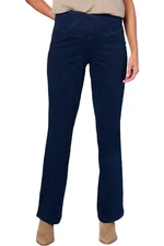 Women with Control Elite Prime Stretch Denim Flare Pants Ink Indigo