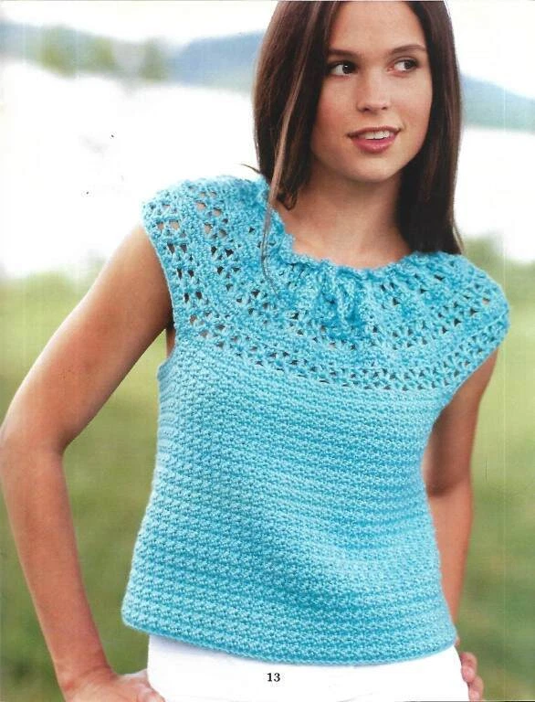OOP!!! CROCHET TOPS TO LOVE BEAUTIFUL DESIGNS - Image 4 of 4