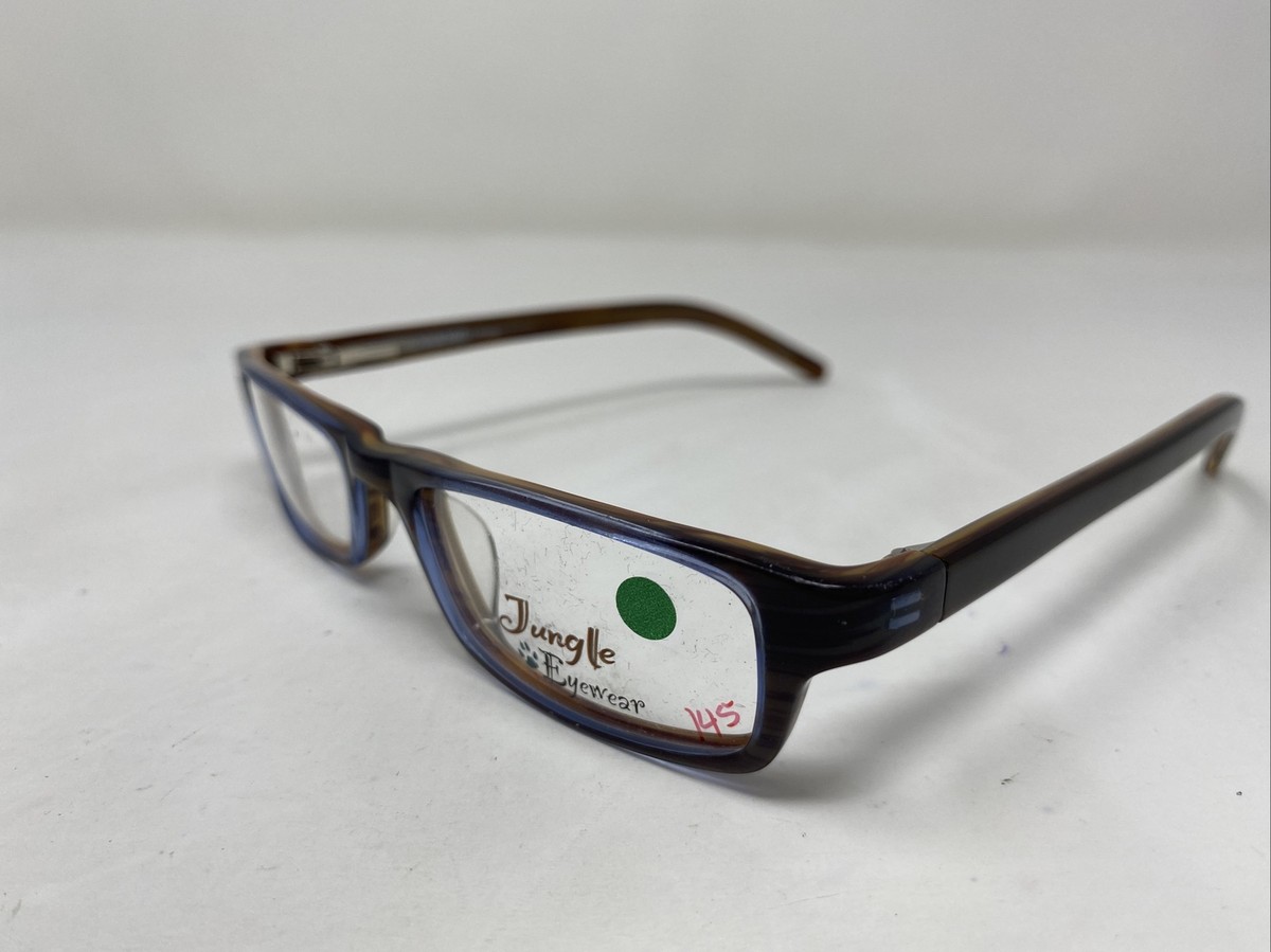 Jungle Eyewear 2616 Blue Tort Tortoise 47-17-130 Full Rim Eyeglasses Frames ONLY Jungle Eyewear 2617 Blue 47-17-130 Blue/Brown Full Rim  main image 2