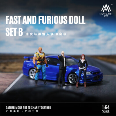 TIME MICRO More Art 1:64 Fast & Furious figures set B