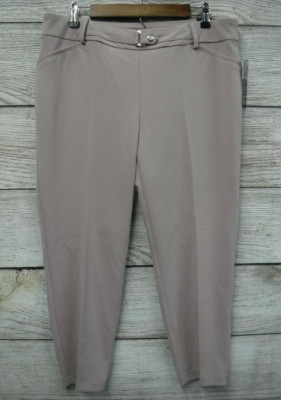Soho Stretch Pants Womens Size PXL Pink Pull On Slim Stretch Ankle Pants New