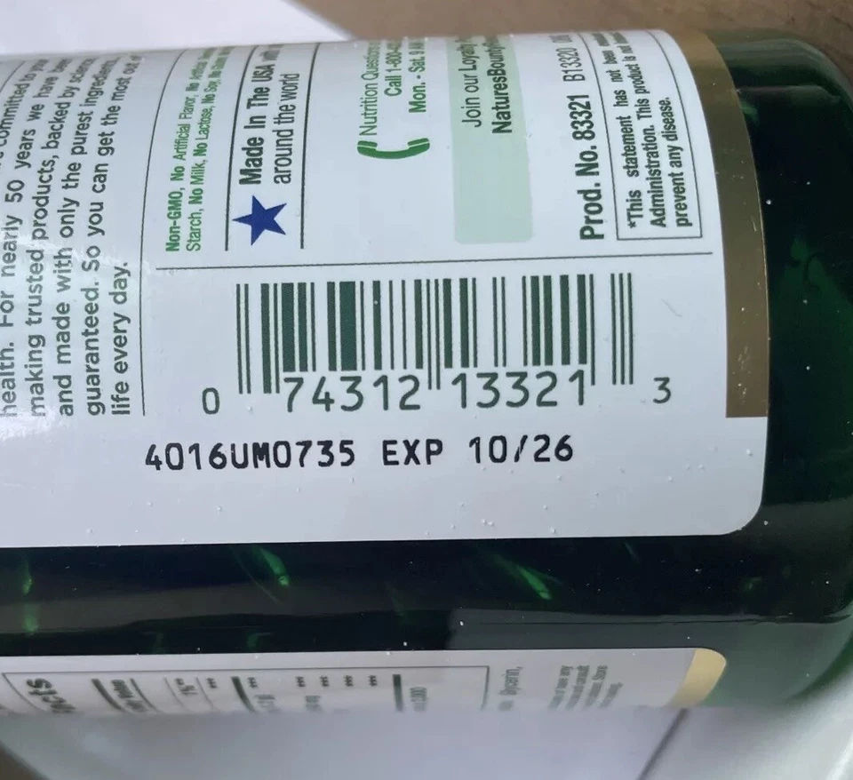 ACEITE DE LINAZA NATURE'S BOUNTY 1200 mg/540 mg DE OMEGA-3 125 CÁPSULAS BLANDAS CADUCIDAD 26/10 Foto 3 de 4