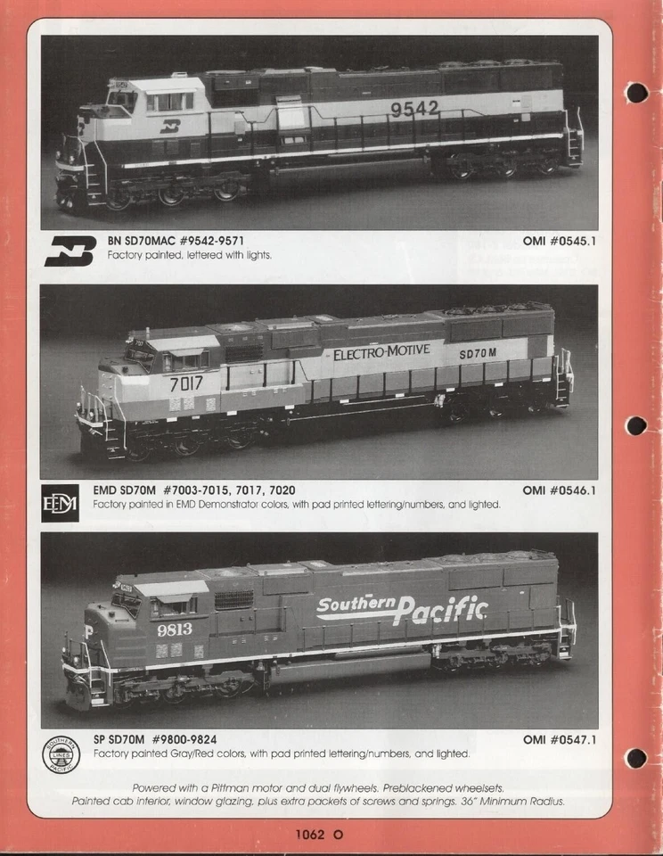 catalogo OVERLAND MODELS MAIL OMI Bulletin 112 1996 + price list USD       E  bb - Image 3 of 3